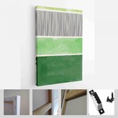 Set van abstracte handgeschilderde illustraties voor wanddecoratie, briefkaart, Social Media Banner, Brochure Cover Design achtergrond - moderne kunst Canvas - verticaal - 1962474121