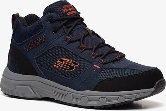 Skechers Oak Canyon heren wandelschoenen A/B - Blauw - Extra comfort - Memory Foam - Maat 47.5