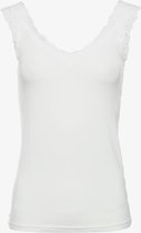 TwoDay dames singlet met kant - Wit - Maat L