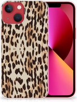 TPU Silicone Hoesje Geschikt voor iPhone 13 Telefoonhoesje Leopard