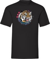 T-shirt white Unstoppable Tiger - Black (M)