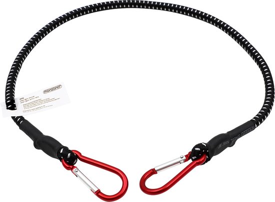 Araignée à bagages en caoutchouc avec mousqueton 100cm x 10 mm Ø