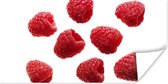 Poster Fruit - Framboos - Wit - 120x60 cm