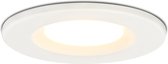 HOFTRONIC Venezia - LED Inbouwspot voor badkamer, binnen en buiten - 6 Watt 460 lumen - Zaagmaat: Ø60-75 mm - IP65 waterdicht - Dimbaar - Wit - Zeer warm wit tot warm wit (dim to warm) - Plaf
