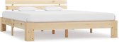 vidaXL Bedframe massief grenenhout 160x200 cm