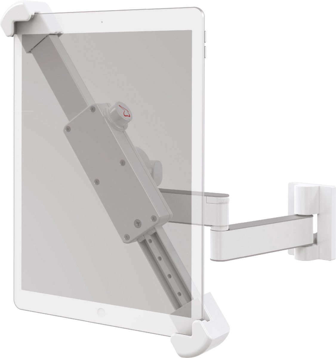 Barkan Tablethouder 7-14 inch Volledig Beweegbaar 360 Graden Rotatiebeugel - Apple iPad/Air/Mini/Samsung/Galaxy Tab/Fire HD 7/8/10 - Wit