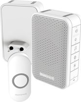 Honeywell draadloze draagbare en plug-in deurbel - Met volumeregeling en  drukknop - Wit | bol.com