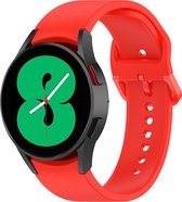 YONO Bandje geschikt voor Samsung Galaxy Watch 6 / 5 / Pro / 4 - Perfect Fit - Rood