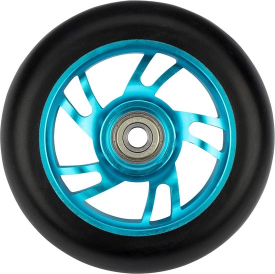Lot De 2 Roues De Trottinette Freestyle 100 Mm – ABEC-9, PU 88A, Noir, Avec Entretoises