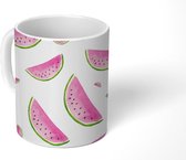 Mok - Koffiemok - Watermeloenen - Pastel - Design - Mokken - 350 ML - Beker - Koffiemokken - Theemok