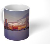 Mok - Rotterdam - Skyline - Zonsondergang - 350 ML - Beker