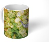 Mok - Vogelperspectief bocht in de herfst - 350 ML - Beker