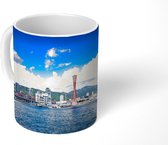 Mok - Panorama van Kobe aan de Japanse Zee - 350 ML - Beker