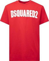 Dsquared2 Jongens Logo T-shirt Rood maat 164