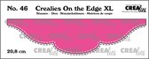 Crealies On the Edge - XL snijmal - no. 46 met dubbele stikste