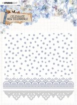 Studio Light Embossing Folder & Die Cut - Celebrate new beginnings nr.10