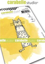 Carabelle Studio Cling stamp - A7 little kooky cat