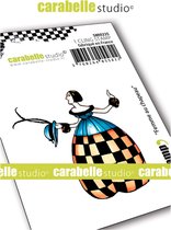 Carabelle Studio Cling stamp - femme au chapeau