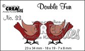 Crealies Double Fun cutting die no.33 birds