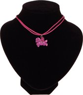 Ketting paardje fuchsia