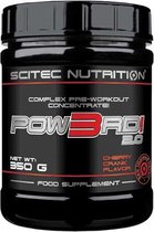 Scitec Nutrition - Pow3RD 2.0 - Complex Pre-Workout Concentrate - Aruosing Apple Flavor - 350 g - 50 porties