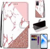 Fonu Boekmodel hoesje Oppo A16 - Oppo A16s - Marmer