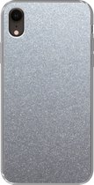 Geschikt voor iPhone XR hoesje - Metaal print - Aluminium - Stippen - Siliconen Telefoonhoesje