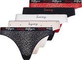Tommy Hilfiger dames happy holidays mixed print 5P strings multi - S
