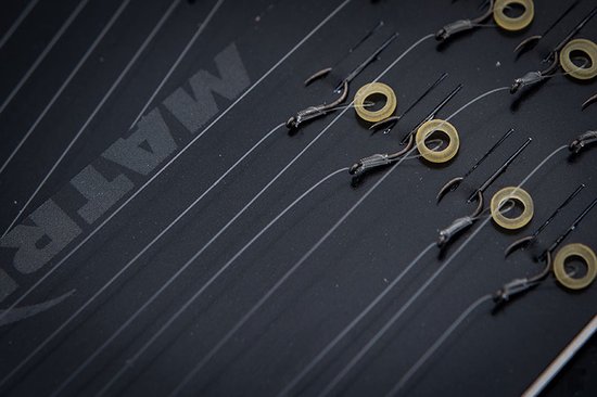 Matrix Onderlijn MXC-3 Bait Band Rigs 6” (15cm) Eyed - Barbless - Maat : Haak 16 van Matrix — afbeelding 5