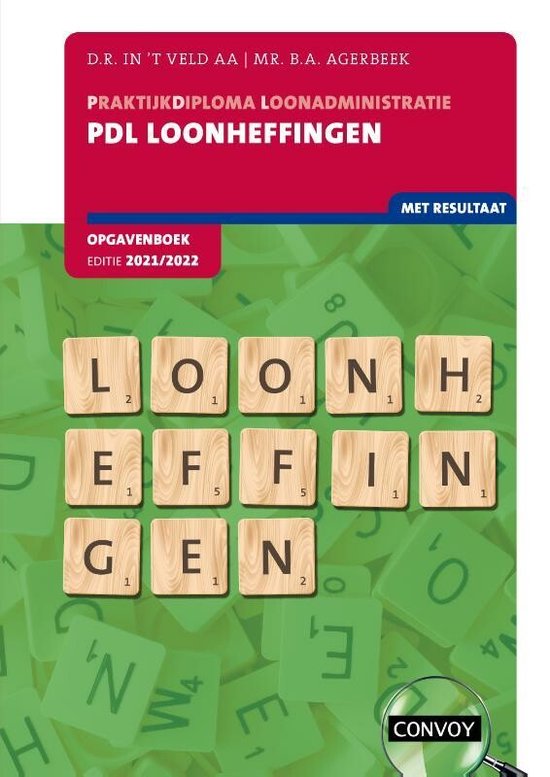 PDL Loonheffingen Opgavenboek 2021-2022 - cover