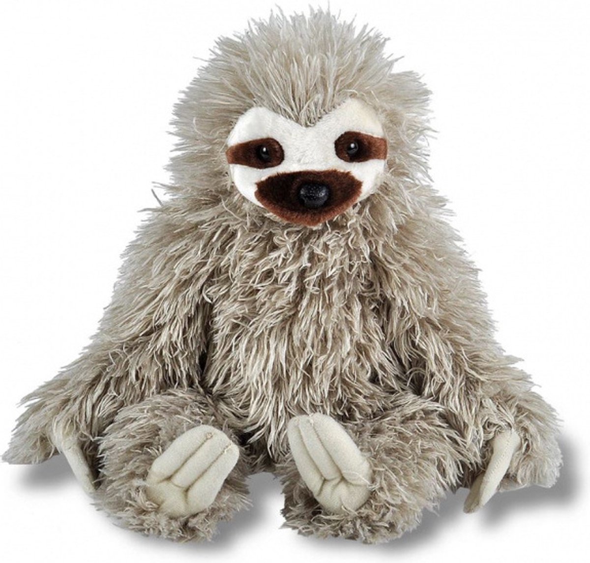 Wild Republic pluche luiaard knuffel - 30 cm - grijs - bosdieren knuffels - Cadeau voor kinderen — afbeelding 2