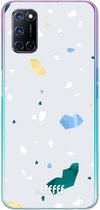 6F hoesje - geschikt voor OPPO A52 -  Transparant TPU Case - Terrazzo N°2 #ffffff