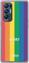 6F hoesje - geschikt voor OPPO Find X3 Neo -  Transparant TPU Case - #LGBT - #LGBT #ffffff