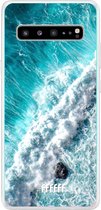 6F hoesje - geschikt voor Samsung Galaxy S10 5G -  Transparant TPU Case - Perfect to Surf #ffffff