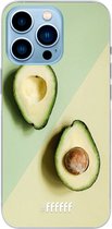 6F hoesje - geschikt voor iPhone 13 Pro - Transparant TPU Case - Avocado Aficionado #ffffff