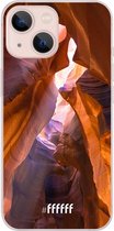 6F hoesje - geschikt voor iPhone 13 Mini -  Transparant TPU Case - Sunray Canyon #ffffff