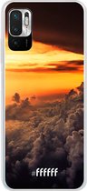 6F hoesje - geschikt voor Xiaomi Redmi Note 10 5G -  Transparant TPU Case - Sea of Clouds #ffffff