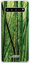 6F hoesje - geschikt voor Samsung Galaxy S10 5G -  Transparant TPU Case - Bamboo #ffffff