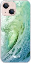 6F hoesje - geschikt voor iPhone 13 Mini -  Transparant TPU Case - It's a Wave #ffffff