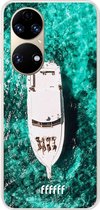 6F hoesje - geschikt voor Huawei P50 -  Transparant TPU Case - Yacht Life #ffffff