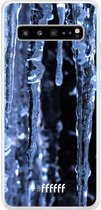 6F hoesje - geschikt voor Samsung Galaxy S10 5G -  Transparant TPU Case - Icicles #ffffff