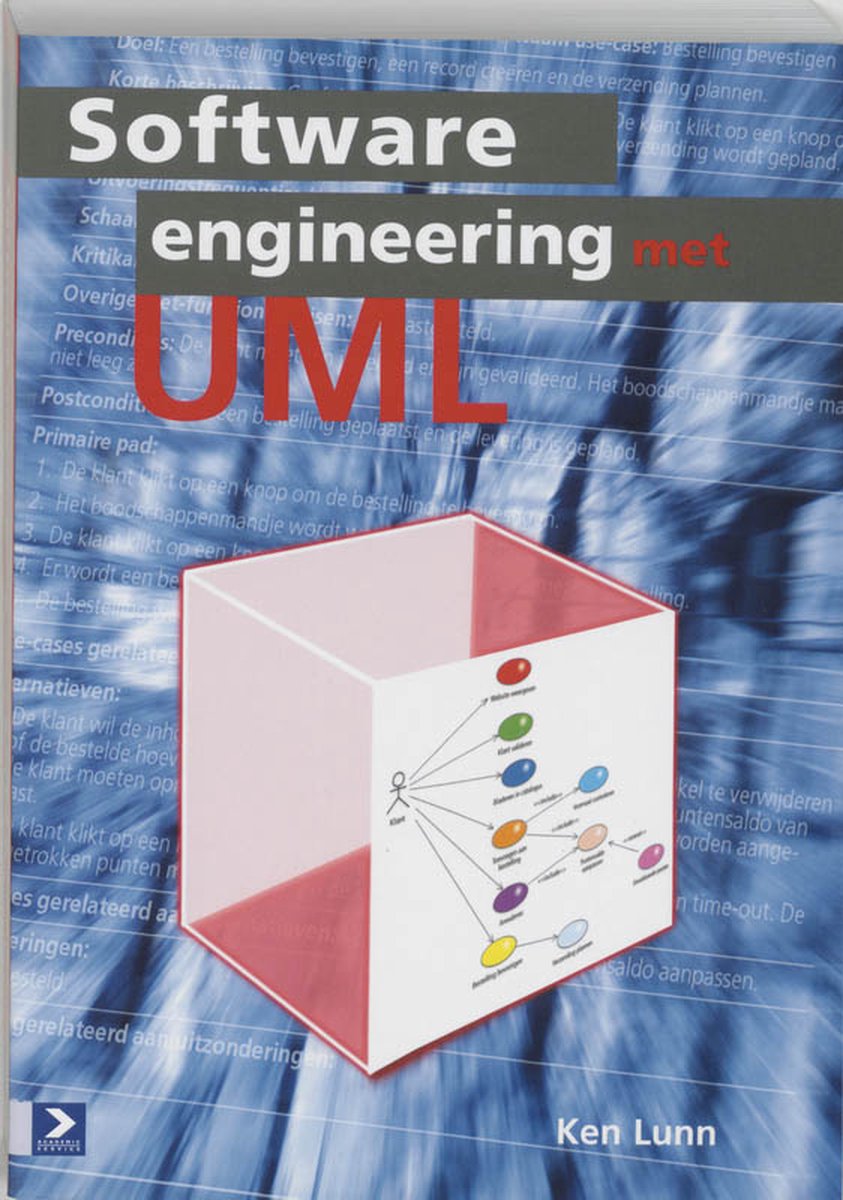 Omslag van Software engineering met UML