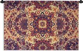 Tapisserie - Tissu mural - Tapis - Motifs - Mandala - Jaune - 180x120 cm - Tapisserie