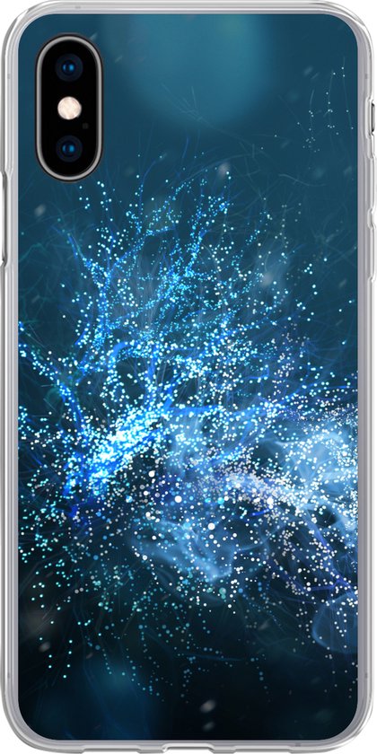 Succesvol NieuwZeeland toegang iPhone X hoesje - Water - Blauw - Abstract - Siliconen Telefoonhoesje | bol .com