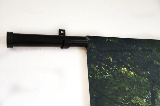 Tenture murale - Tissu mural - Forêt - Chemin - Soleil - 90x90 cm - Tapisserie