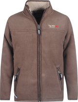 Wildstream - Heren Vest - Fleece met Teddy Voering - Bruin