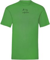 T-shirt Be lucky - Happy green (L)
