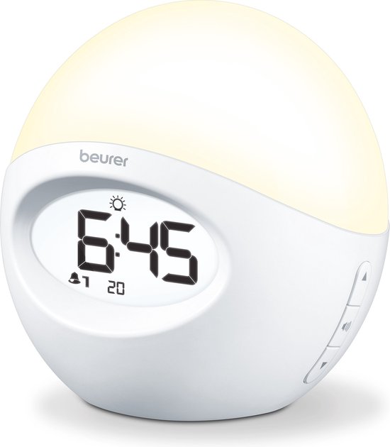 Beurer WL 32 Wake-up light – Compact - LED – Sfeerlicht kleurnuances -  Sleep functie -... | bol.com