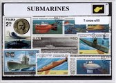 Onderzeeers – Luxe postzegel pakket (A6 formaat) : collectie van verschillende postzegels van onderzeeers – kan als ansichtkaart in een A6 envelop - authentiek cadeau - kado - geschenk - kaart - onderzeeer - submarine - duikboot - onderzeeboot