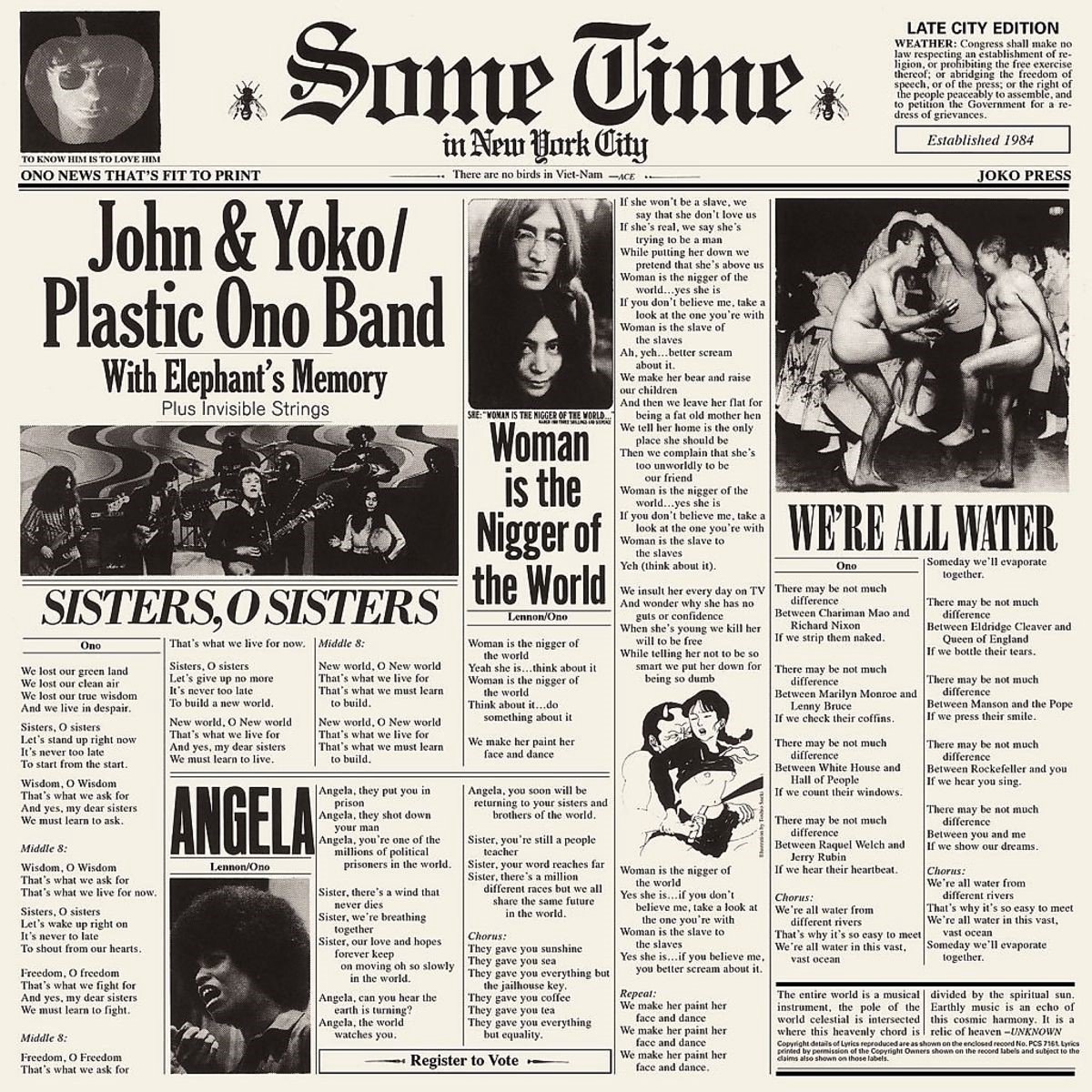 John Lennon & The Plastic Ono Band - Some Time In New York City (2 LP) (reissue)